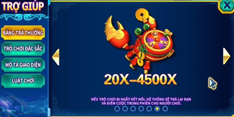 Quy tắc tính thưởng trong game bắn cá Long Vương